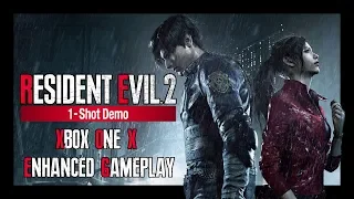 Resident Evil 2 One Shot Demo Xbox One X Enhanced Gameplay (Full Playthrough)