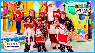 Ryan's Mystery Playdate Christmas Special with Santa and Rosanna Pansino!!!