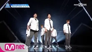 PRODUCE 101 season2 [4회] 'REAL 상남자' The 상남자ㅣ방탄소년단 ♬상남자_2조 @그룹배틀 170428 EP.4