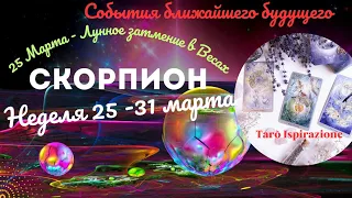 СКОРПИОН ♏️СОБЫТИЯ БЛИЖАЙШЕГО БУДУЩЕГО 🌈 ТАРО НЕДЕЛЯ 25 - 31 МАРТА 2024 🔥ГОРОСКОП ТАРО Ispirazione