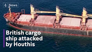 UK-registered cargo ship attacked by Houthis off Yemen coast