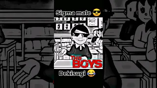 Sigma male 😎 FT. Dekisugi  #shorts #nobita #ytshorts