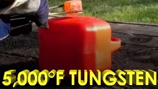 5,000 Degree Tungsten Cube Vs Gas