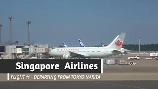 flight Video | Singapore Airlines Boeing 777-300ER Departing Tokyo Naria