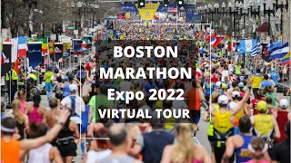 Boston Marathon Expo 2022 | Virtual Tour #BostonMarathon2022