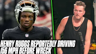 Henry Ruggs Was Driving 156 MPH Before Crash via Report | Pat McAfee Reacts