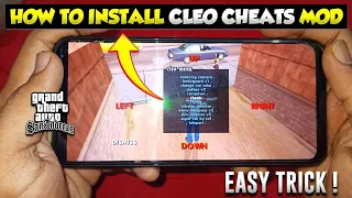 How To Install Cleo Mods In GTA San Andreas Original Android | How To use Cleo Cheats in GTA SA