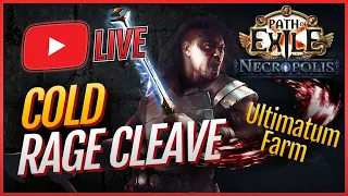 🔴COLD RAGE Cleave Berserker Build - ULTIMATUM Farm | Path of Exile 3.24