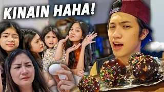 Chocolate Dipped EGG Prank On FAMILY! (Kinain Haha!) | Ranz and Niana