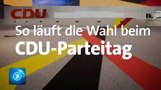 Wie läuft die Wahl auf dem CDU-Parteitag?