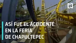 Accidente en la Feria de Chapultepec momento exacto - En punto