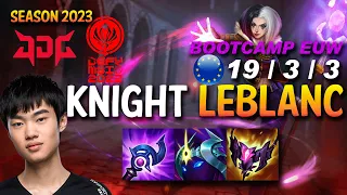 JDG Knight LEBLANC vs CASSIOPEIA Mid - BOOTCAMP EUW Ranked - MSI 2023