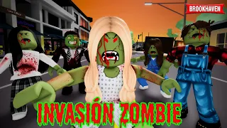 INVASIÓN ZOMBIE - Parte 2 - FINAL | Mini Pelicula | Brookhaven rp🏡historia de roblox