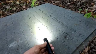 Message From The Dead! A Very Old Forgotten Cemetery