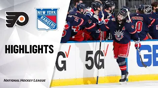 Flyers @ Rangers 3/17/21 | NHL Highlights