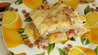 Мясо по французски на русский манер 😃 #рецепты #вкусно #еда #food #ужин