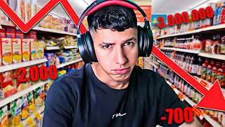 MI SUPER MERCADO ESTÁ EN QUIEBRA  | Supermarket Simulator | El Chanty