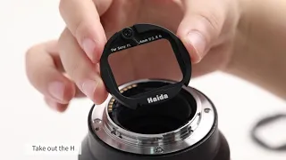 Haida Rear Lens ND Filter Kit ND0 9+1 2+1 8+3 0 for Sony  FE 12 24mm F2 8 GM Lens with Adapter Rin