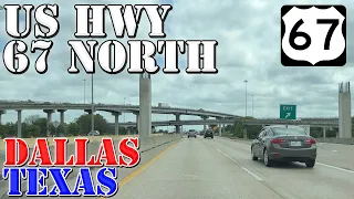 US 67 North Midlothian to Dallas - Texas - 4K Highway Drive