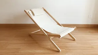 Diy Simple Lounge Chair    制作结构超简单的休闲躺椅