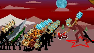 ALL UNITS VOLTAIC VS GIANT VOLTAIC / STICK WAR LEGACY