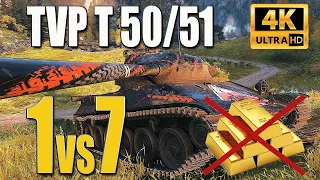 TVP T 50/51: 1vs7 - World of Tanks