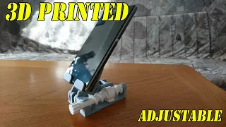 Screw Adjustable Phone Stand - 3D Printed