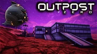 OUTPOST ZERO - Drone Crafting & Base Building - Let's Play Outpost Zero Gameplay Part 2 (Survival)