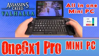 OneGX1 Pro Assassin's Creed Valhalla on Handheld Mini PC Intel Core i7-1160G7 Intel Iris Xe OneMix 4