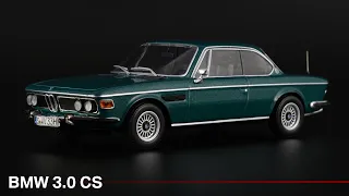 BMW 3.0 CS 1971 /// Minichamps /// Масштабные модели немецких автомобилей 1:43 /// BMW E9 Tundragrün