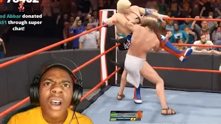 Donald Trump VS Jesus 2K22 WWE (Speed does not belive)