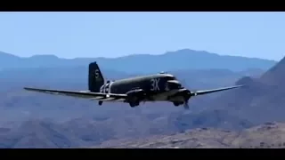 Douglas C- 47 - Low pass of a military aviation legend!