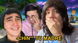 Mi mamá lo insulta en directo!