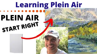 TIPS For Starting A Plein Air Landscape Oil Painting| BEGINNER IMPRESSIONISM