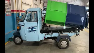 Piaggio Ape ElectriK Garbage Cart