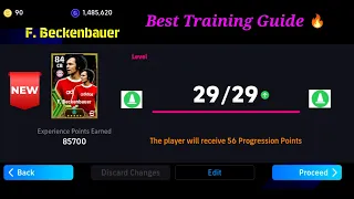 Free Epic F. Beckenbauer Best Training Tutorial Guide 📖 in eFootball | Epic F. Beckenbauer Training