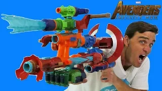 Avengers Infinity War NERF Assembler Gear Mega Blaster Combo ! || Toy Review || Konas2002