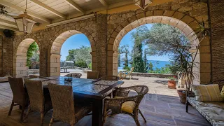 Seafront Luxury Villa in Monastiraki - Skaloma, close to the city of Naupaktos, West Greece