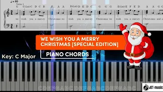 We Wish You A Merry Christmas Piano Chords And Melody - Special Edition| Intermediate Tutorial