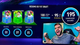 VAMOOOOOO!!! FUT DRAFT 195* MELHORES CARTAS NO MINI DRAFTFLIX | FIFA 21