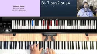 Ribbon in the Sky (by Stevie Wonder) - Piano Tutorial