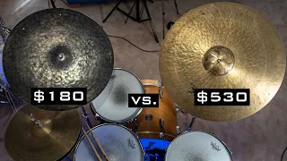 $180 vs $530 Jazz Ride Cymbal | Dream Dark Matter vs Zildjian Kerope