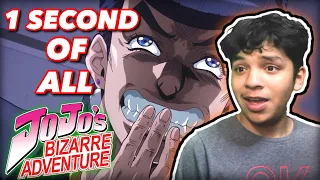 1 Second From Every Episode of JoJo's Bizarre Adventure! Reaction (SO FUNNY!)