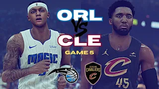 ORLANDO MAGIC vs CLEVELAND CAVALIERS | 1ST ROUND | GAME 5 | FULL 2K MODDED SIMULATION GAMEPLAY