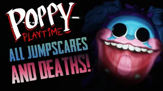 Poppy Playtime Chapter 2 - ALL Jumpscares and ALL DEATHS