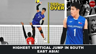 Top 10 Over 360 cm Monster Spikes by Bryan Bagunas vs BEST PLAYERS in South East Asia