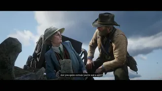 There's a Special Cutscene if Arthur Already Discovered a Bone Location Before Meeting Debora (RDR2)