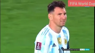 Lionel Messi vs Bolivia (World Cup Qualifiers) 2021||Messi Hat- trick||Argentina vs Bolivia#leomessi