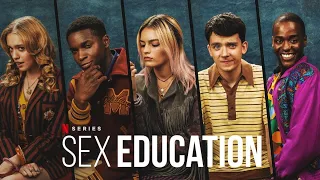 Personagens dentro e fora de SEX EDUCATION Then And Now