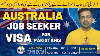 Australia Work Permit, Immigration and Australia Job Seeker Visa 2023 for Pakistanis
